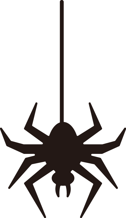 Free Online Spider Insect Horrible Halloween Vector - Illustration Clipart (483x833), Png Download