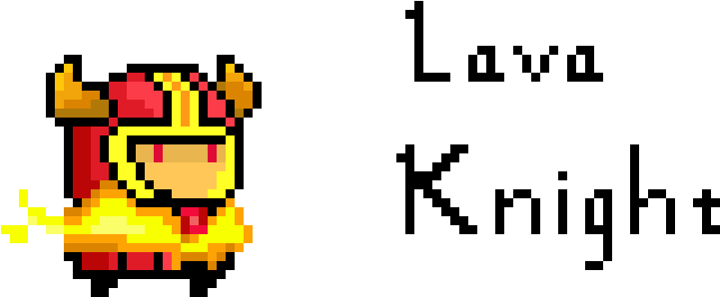 Lava Knight - Cartoon Clipart (1280x540), Png Download