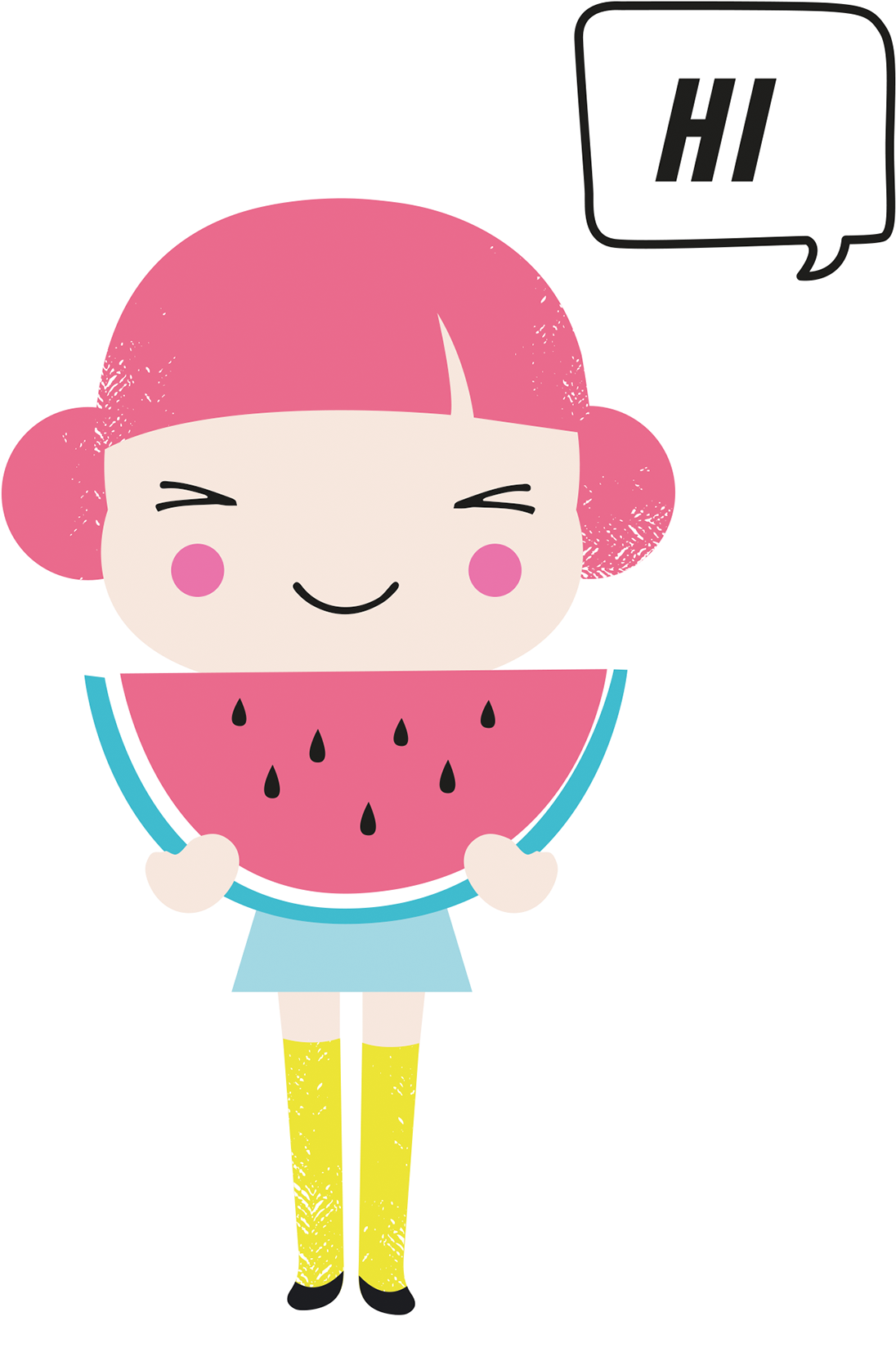 A 3d Created Character Based On The Beautiful 2d Design - Cartoon Clipart (1200x1800), Png Download