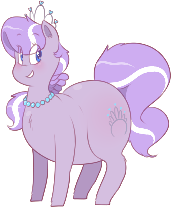 Secretgoombaman12345, Diamond Tiara, Fat, Female, Fusion, - Cartoon Clipart (633x738), Png Download