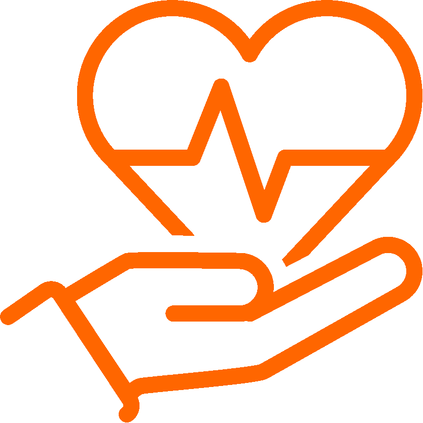 Medical Translation - Heart Beat Clipart Black And White - Png Download (834x834), Png Download