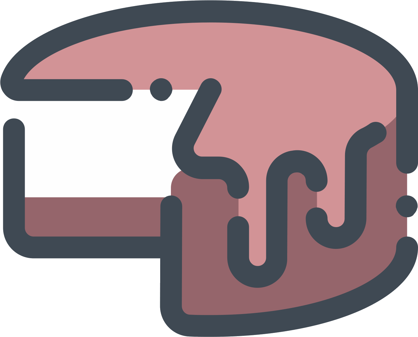 Double Chocolate Cake Icon - Chocolate Cake Icon Clipart (1600x1600), Png Download