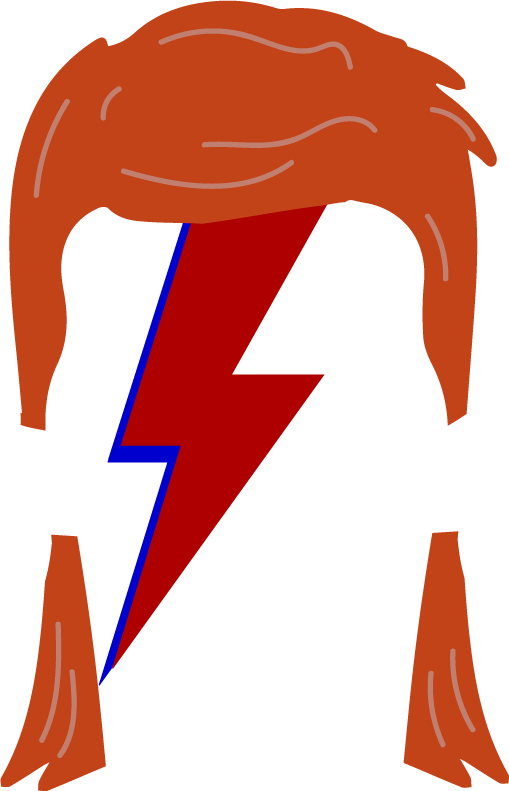 David Bowie Prince Axel Rose Madonna Clipart (509x791), Png Download