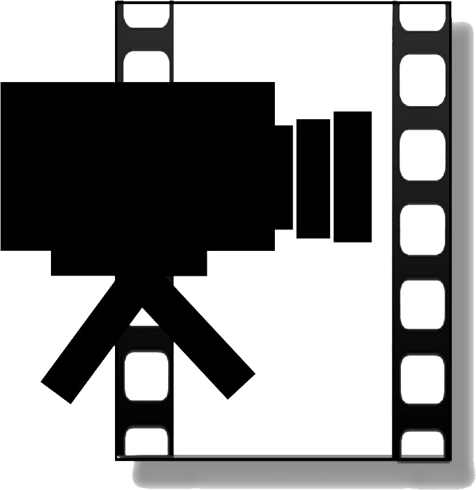 Free Download Movies Logo Black And White Clipart Film - Movies Logo Black And White - Png Download (691x711), Png Download