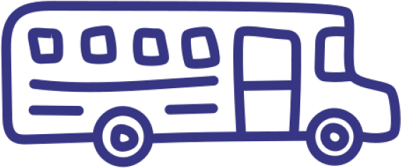 Drawn Bus Ikon - Bus Transparent Background Clipart (640x480), Png Download