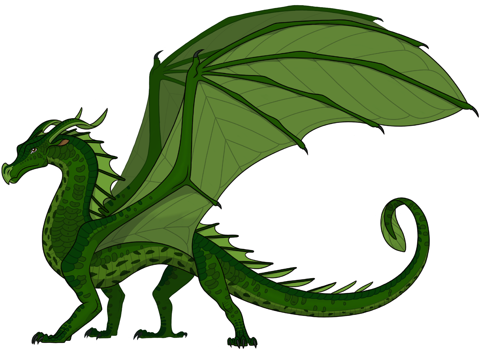 Willow - Wings Of Fire Leafwings Clipart (1966x1426), Png Download