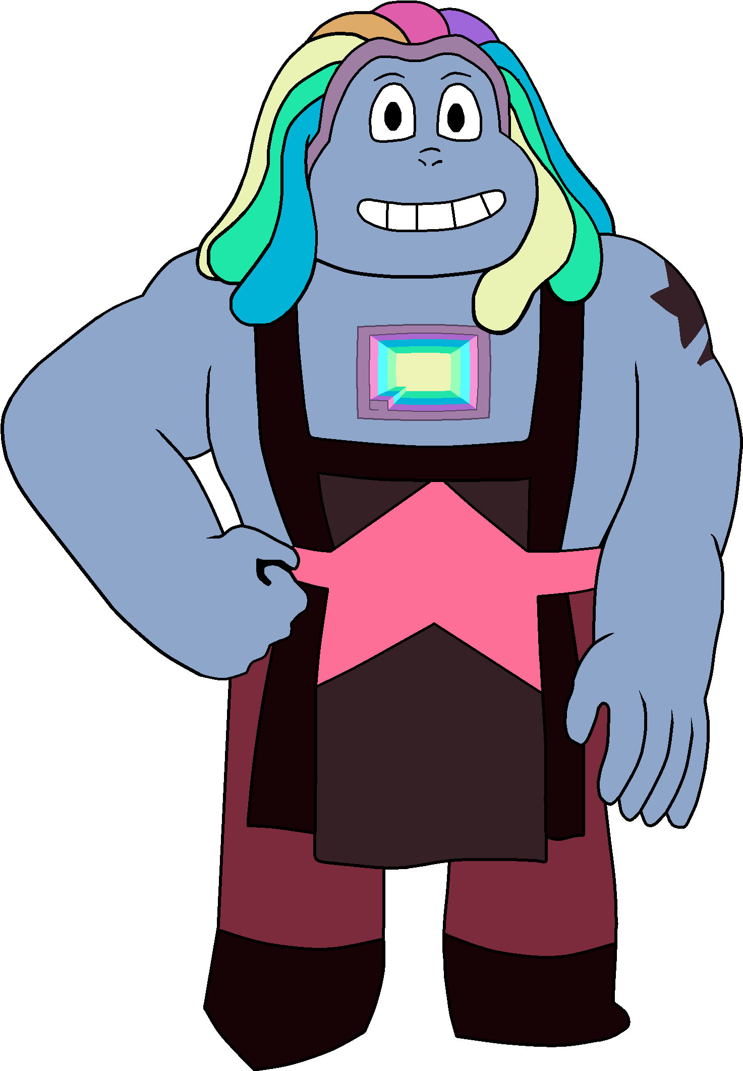 Bismuth Voice Actor - Cartoon Clipart (1595x2190), Png Download