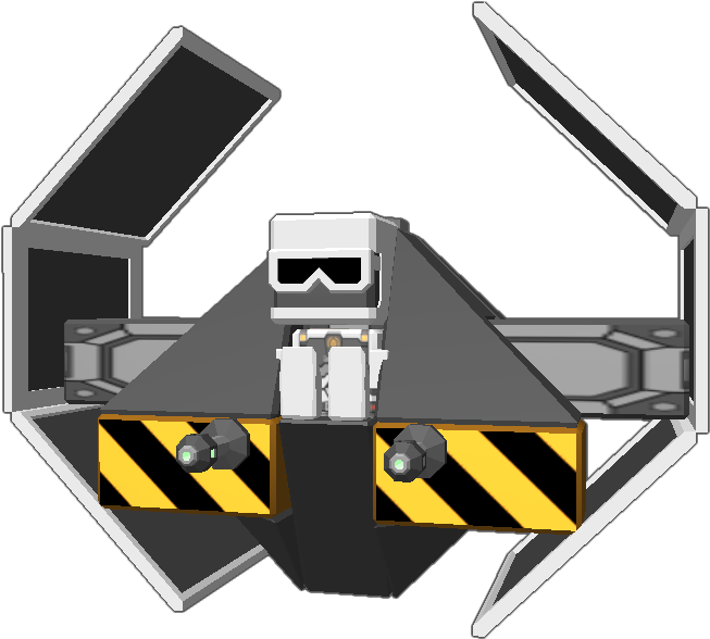 A Normal Tie Fighter From Star Wars, I Tried To Make - Cartoon Clipart (768x768), Png Download