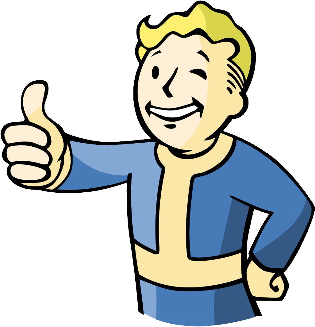 Share This - - Vault Boy Clipart (1116x1143), Png Download