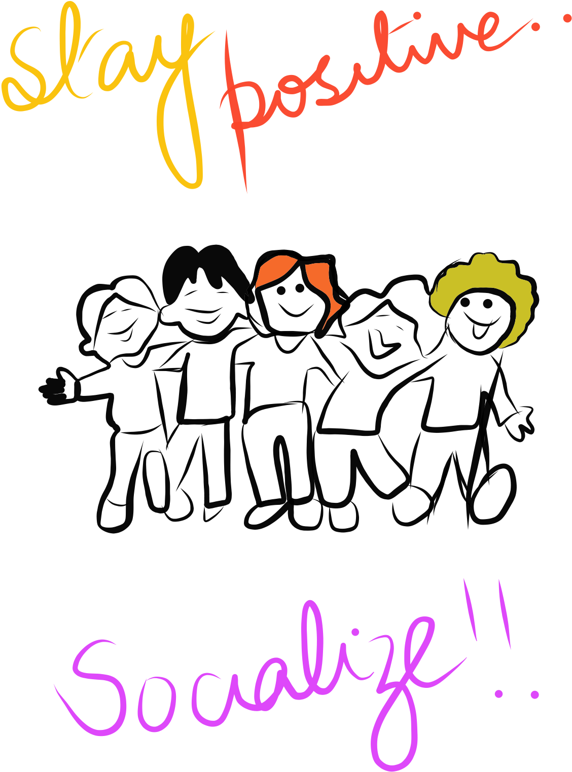 Ld - Stay Positive - Psychology Clipart (1536x2048), Png Download