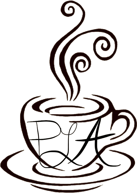 Coffee Cup Black And White Clipart (876x875), Png Download