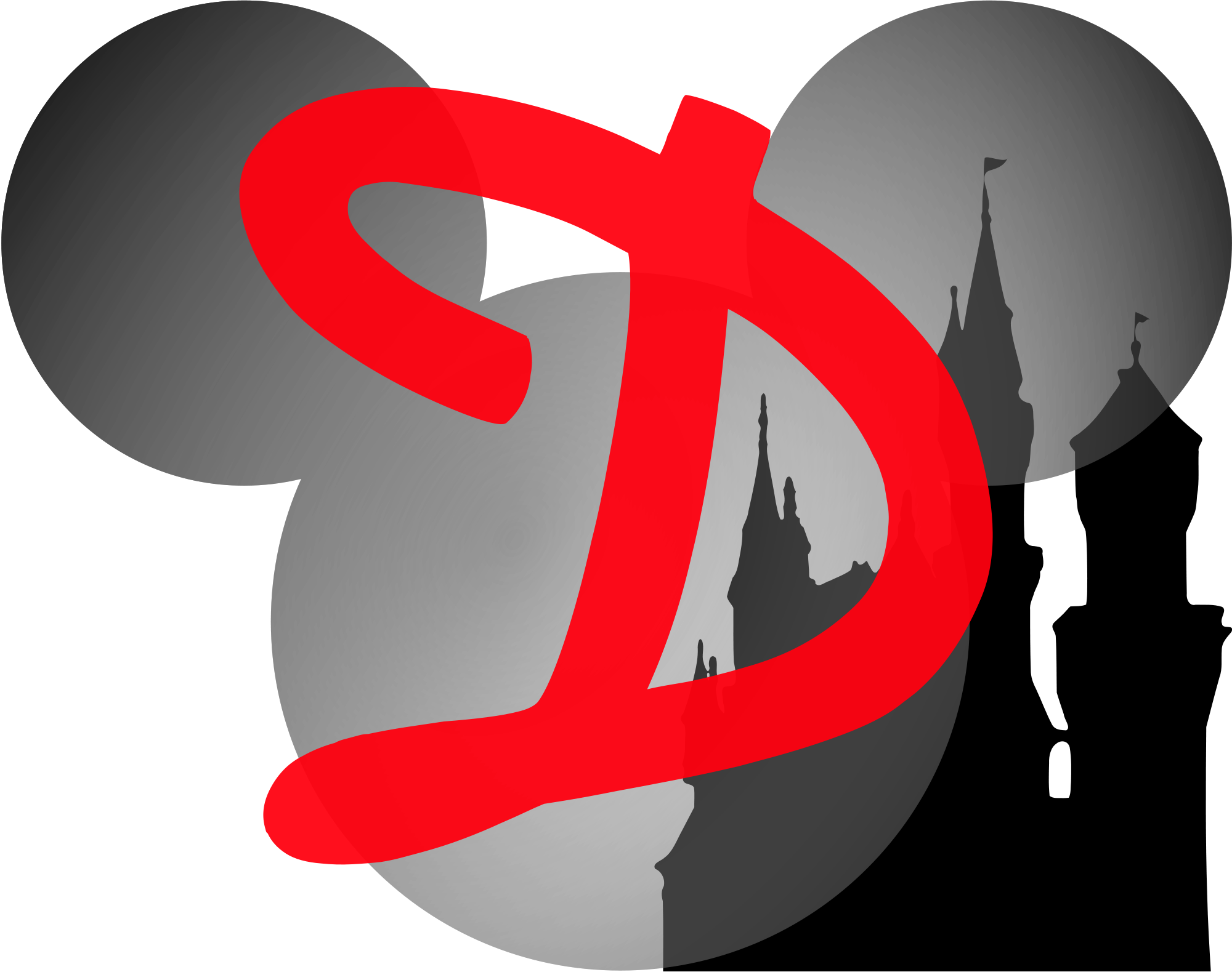 Mickey Mouse Logo 8, Buy Clip Art - D Letter - Png Download (2000x1579), Png Download