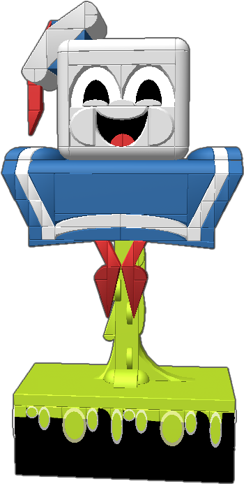 I'm Working On The Body Right Now - Cartoon Clipart (768x768), Png Download