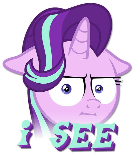 0 - Starlight Glimmer I See Clipart (640x640), Png Download