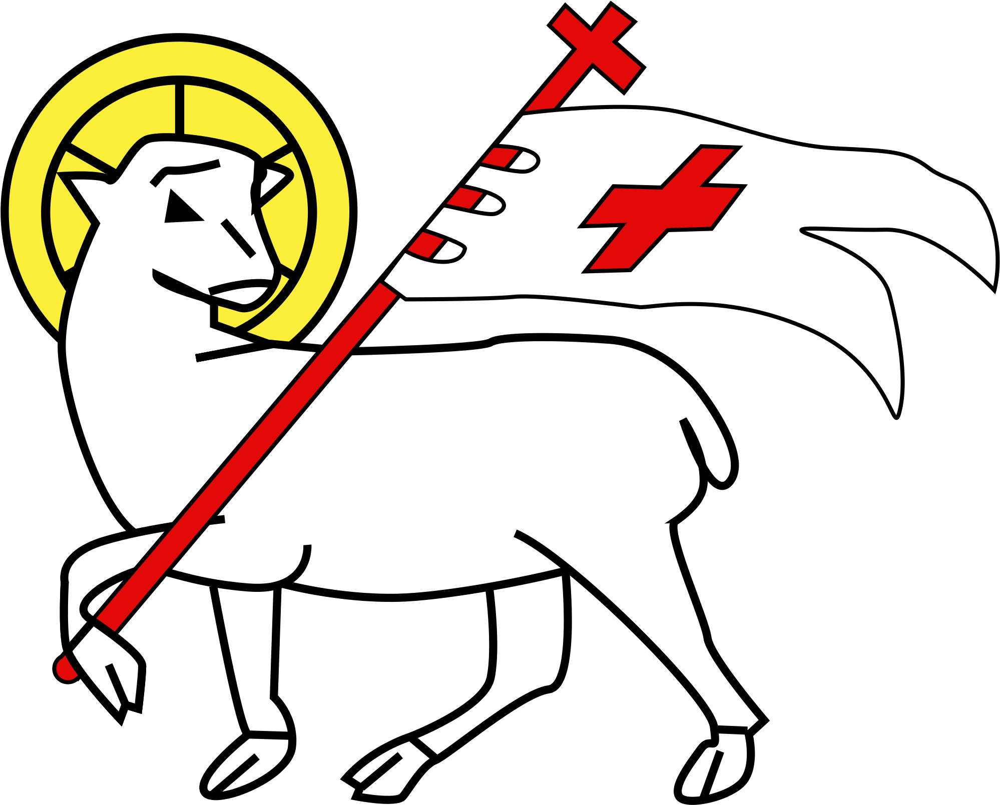 Open - Agneau Pascal Clipart (2000x2000), Png Download