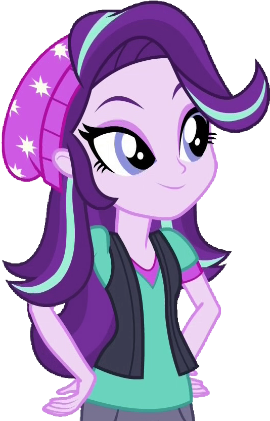Thebar, Beanie, Clothes, Cute, Equestria Girls, Female, - Starlight Glimmer Equestria Girl Clipart (551x837), Png Download