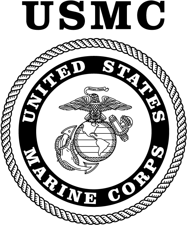 Download Marine Corps Logo - United States Marine Corps Logo Black And