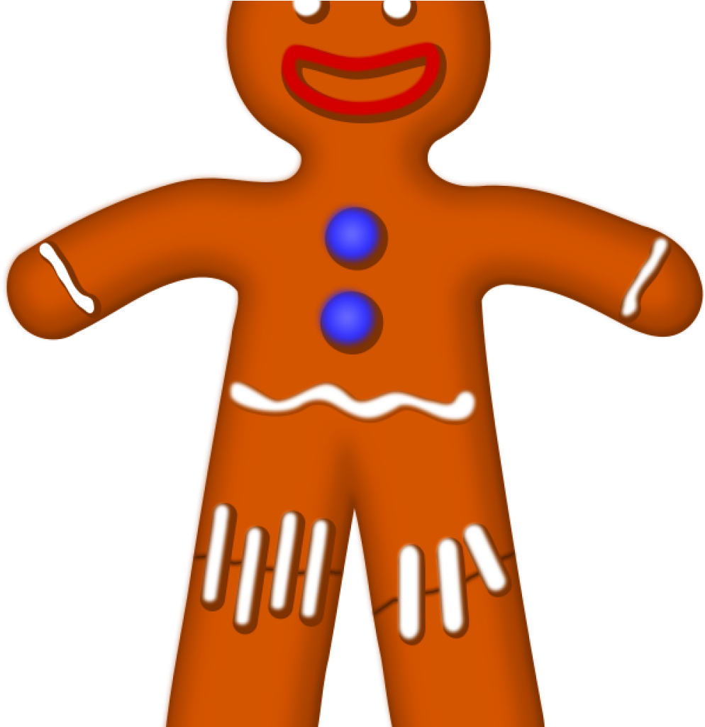 Gingerbread Man Clipart Storybook Gingerbread Man Clipart - Clipart Gingerbread Man - Png Download (1024x1024), Png Download
