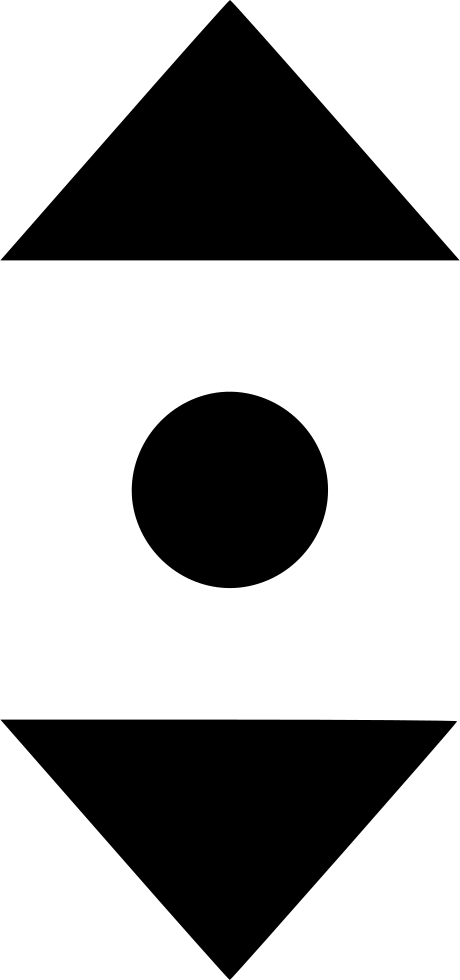 Arrow, Bottom, Down, Navigation, Scroll Icon - Scroll Up Down Png Clipart (460x980), Png Download