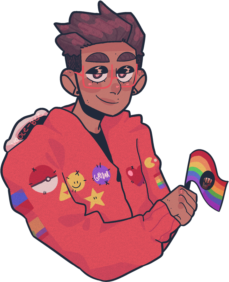 “digging That One Flag ” Vara Mer Chill, Pojkvänner, - Drawing Clipart (1280x1263), Png Download