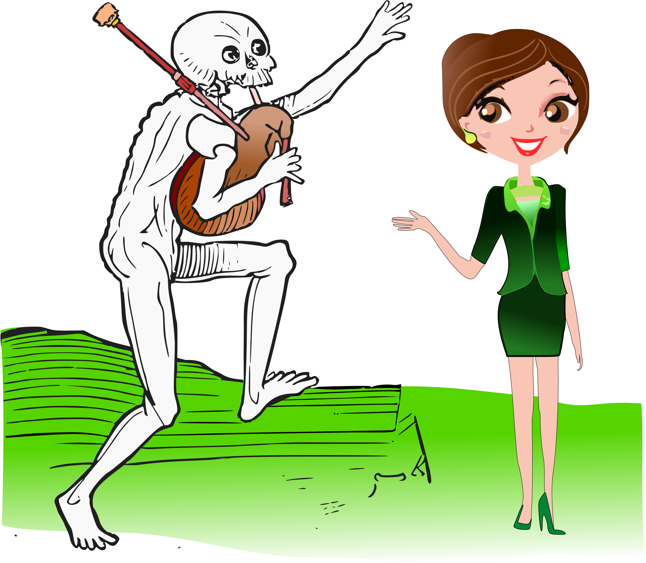 Free Dance Macabre 2 - Art Clipart (800x697), Png Download