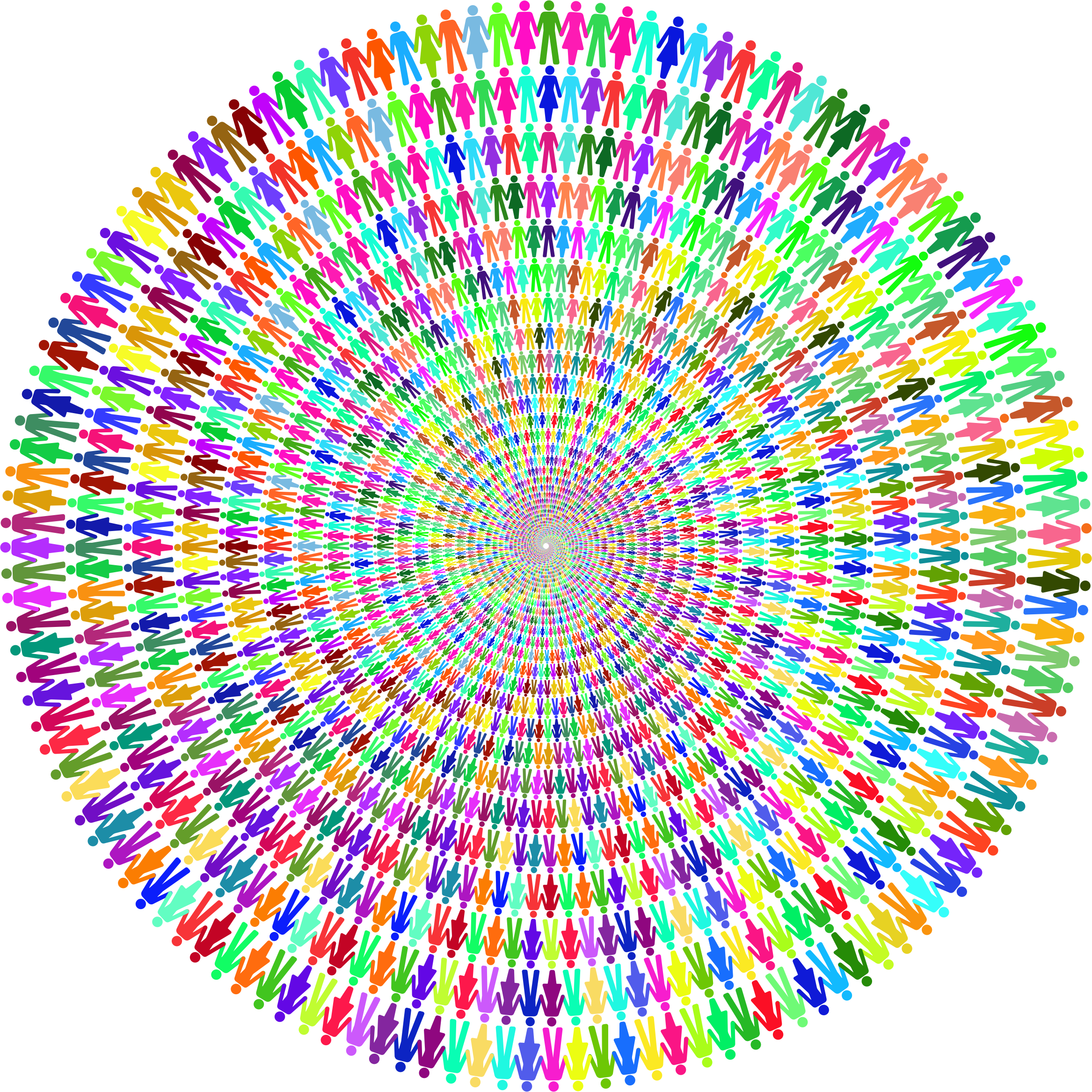 Human Cooperation Vortex Clipart (2334x2334), Png Download