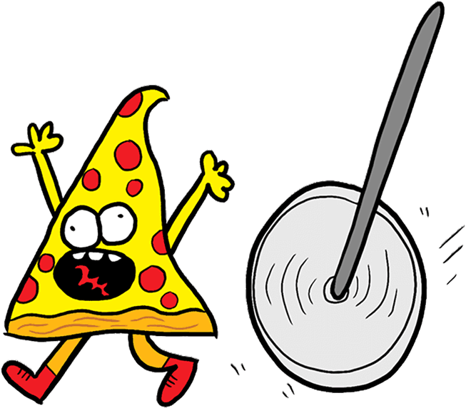Jon Bergerman How To Eat Pizza Work Illustration - Jon Burgerman Clipart (724x724), Png Download