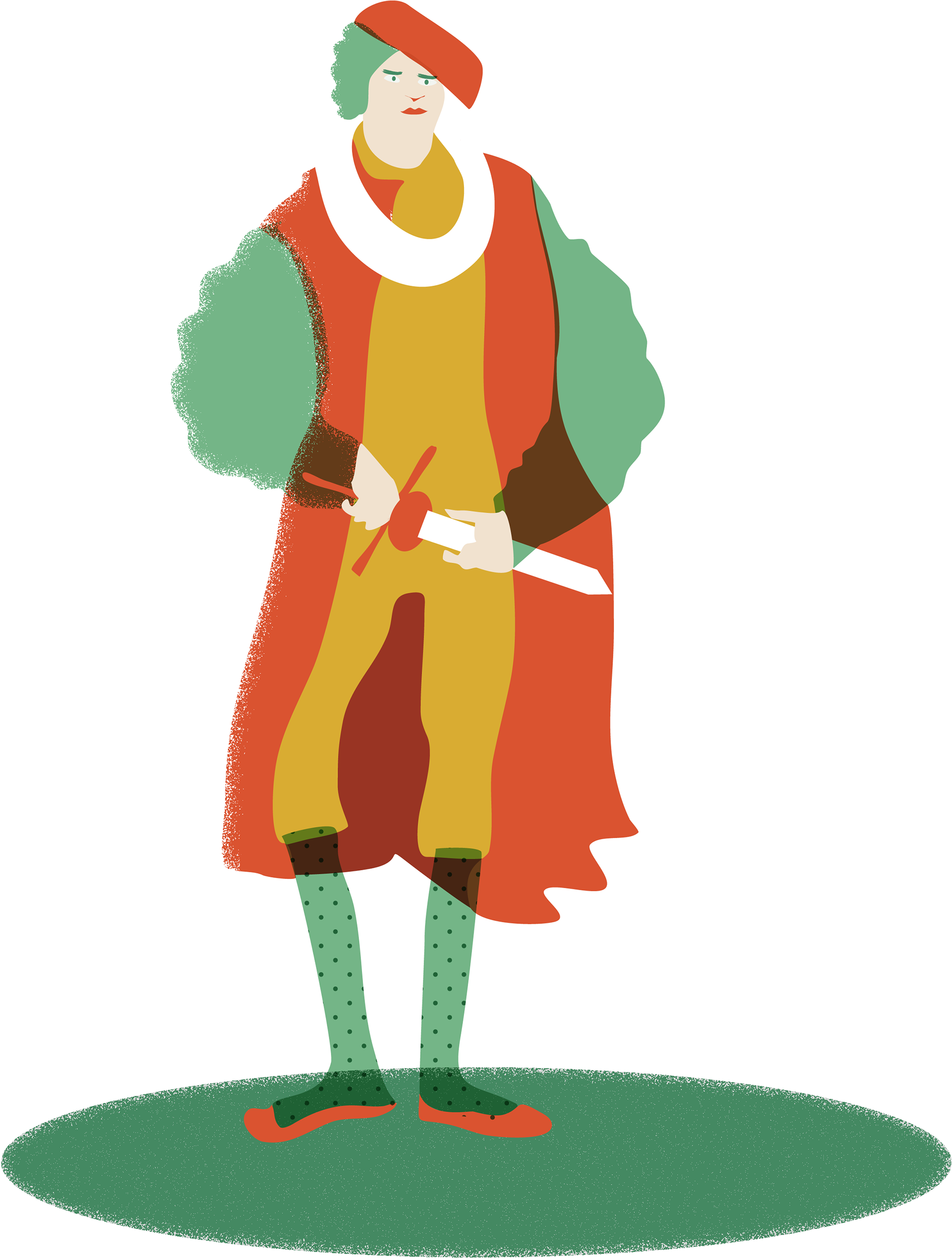 An Illustrated Costume History - Christmas Day Clipart (1920x2492), Png Download