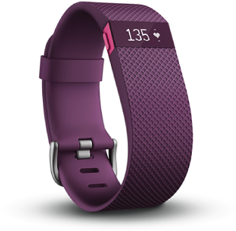 Watch-2 - Fitbit Charge Hr - Activity Tracker With Heart Rate Clipart (2000x900), Png Download