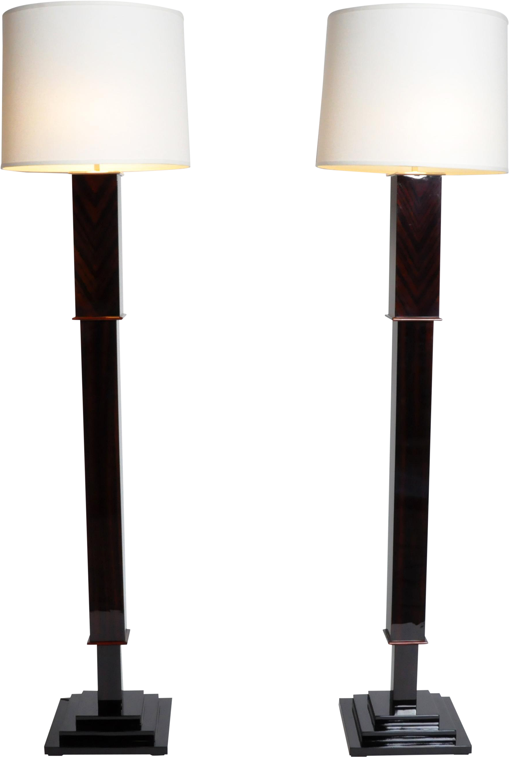 Pair Of Floor Lamps With A Step Base On Decaso - Lantern Clipart (1960x2911), Png Download
