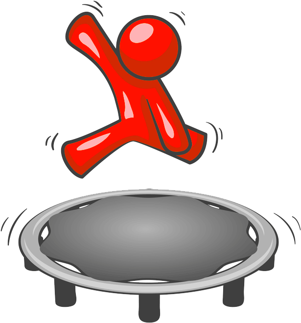 Trampoline Clipart - Png Download (750x670), Png Download