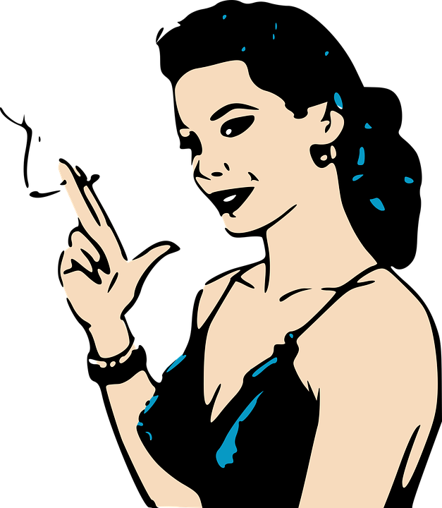 Sexy Witch Cliparts 23, Buy Clip Art - Person Smoking Clipart Png Transparent Png (627x720), Png Download