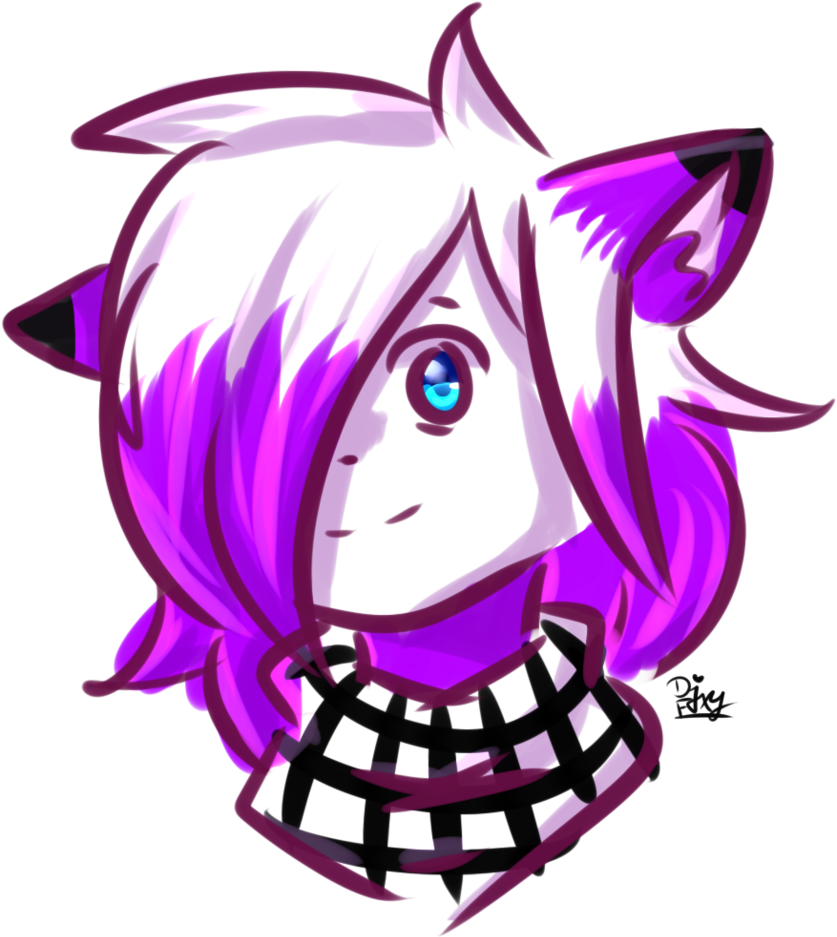 Purple Sketch - Purple Sketch Digital Clipart (837x954), Png Download