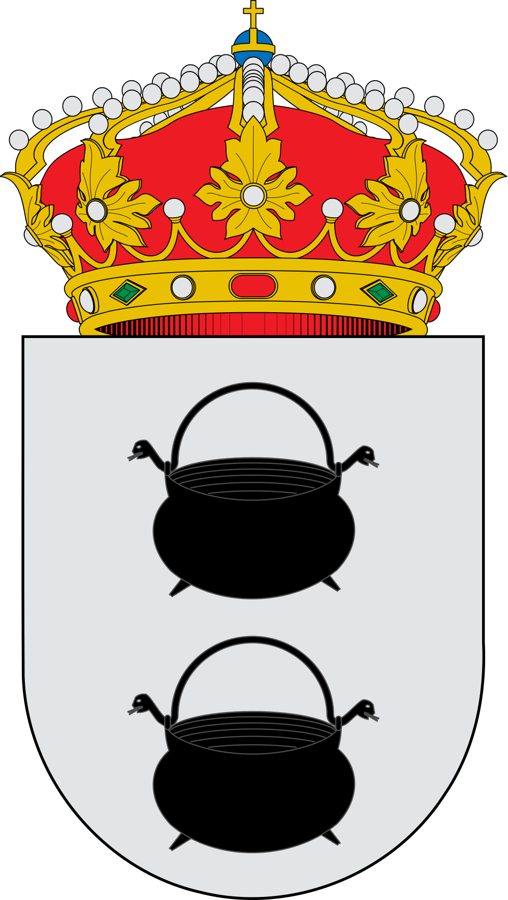 Cauldron Cliparts 9, Buy Clip Art - Escudo De Ubeda - Png Download (1000x1773), Png Download