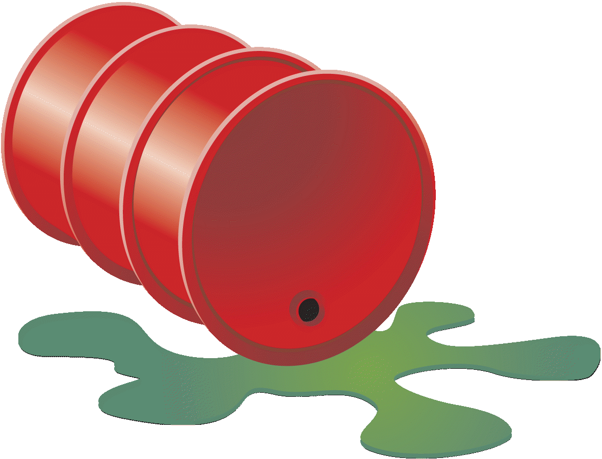 Picture Royalty Free Barrel Clipart 55 Gallon - Hazardous Materials Spill Gif - Png Download (1181x901), Png Download