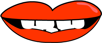 Lips Gif - Transparent Animated Lip Gif Clipart (618x618), Png Download