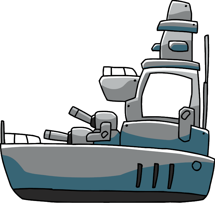 Scribblenauts Wiki - Rigid-hulled Inflatable Boat Clipart (752x711), Png Download