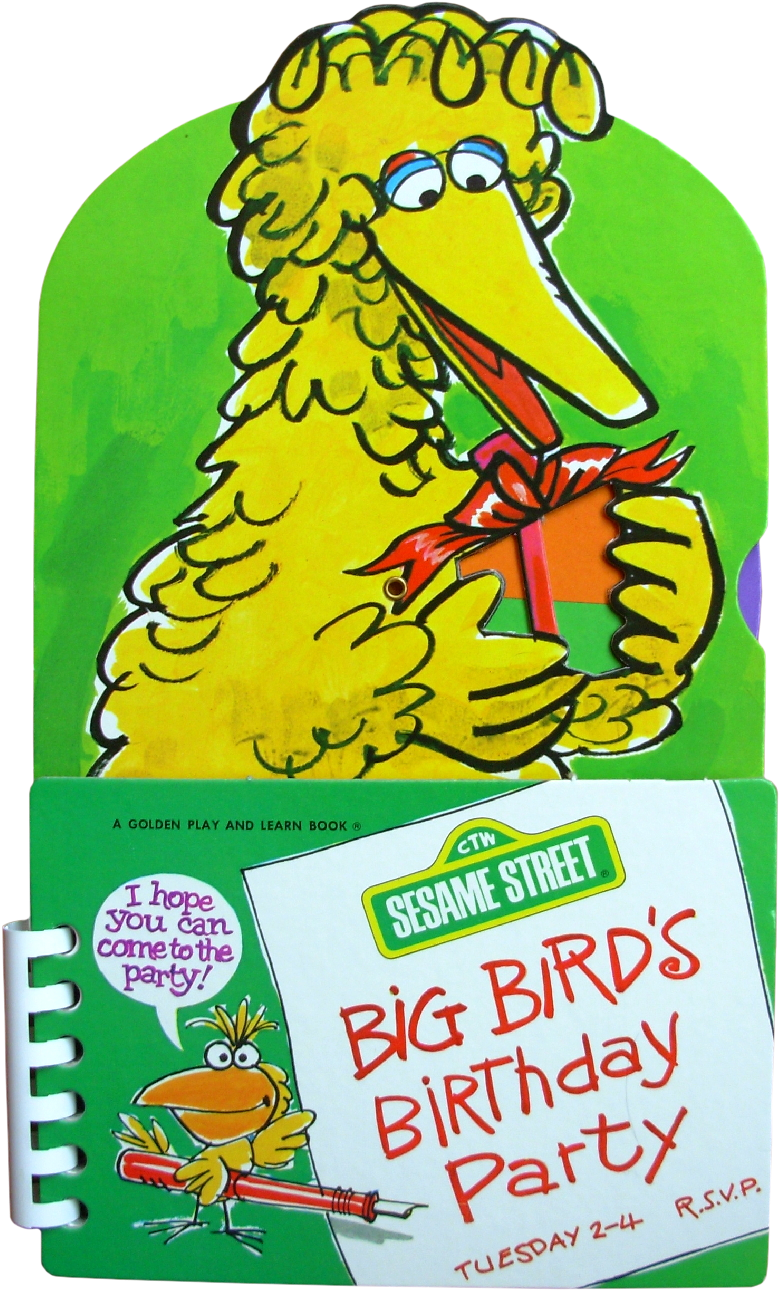 Big Bird's Birthday Party - Ctw Sesame Street Clipart (800x1317), Png Download