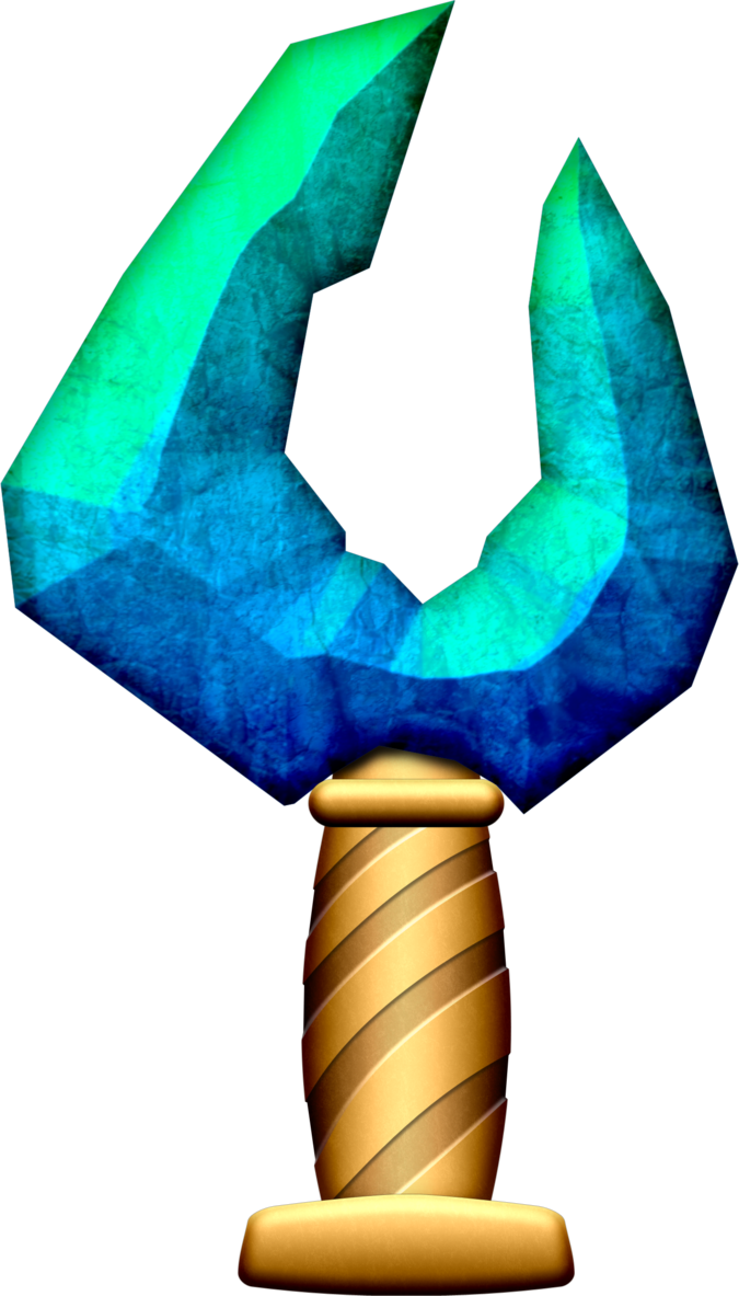 Legend Of Zelda Ocarina Of Time Stone Clipart (675x1183), Png Download