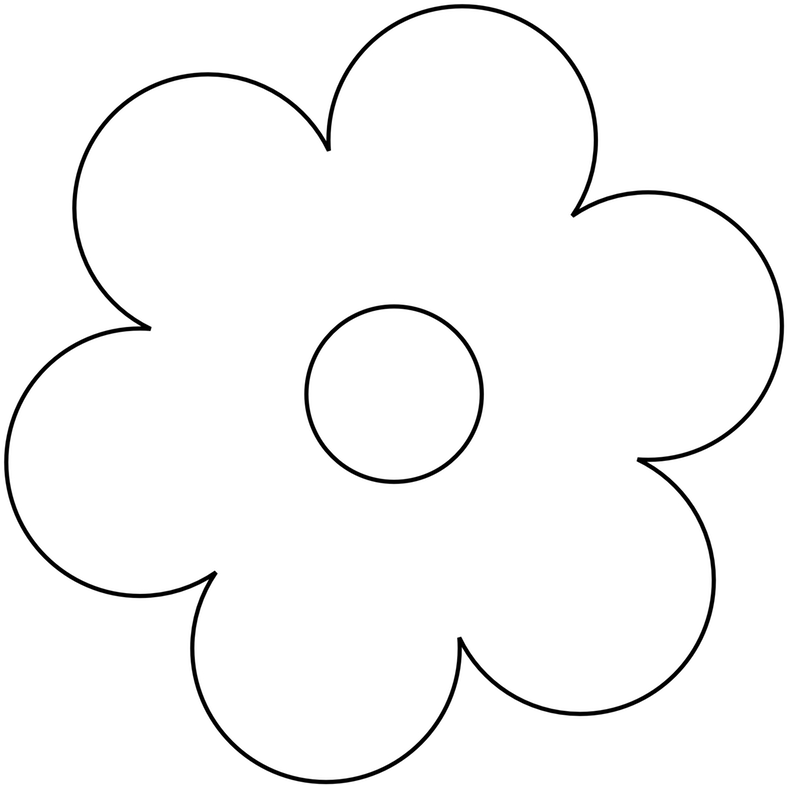 Flower Black And White Clip Art Flowers Clipart Pot - Flower White Clip Art - Png Download (797x791), Png Download