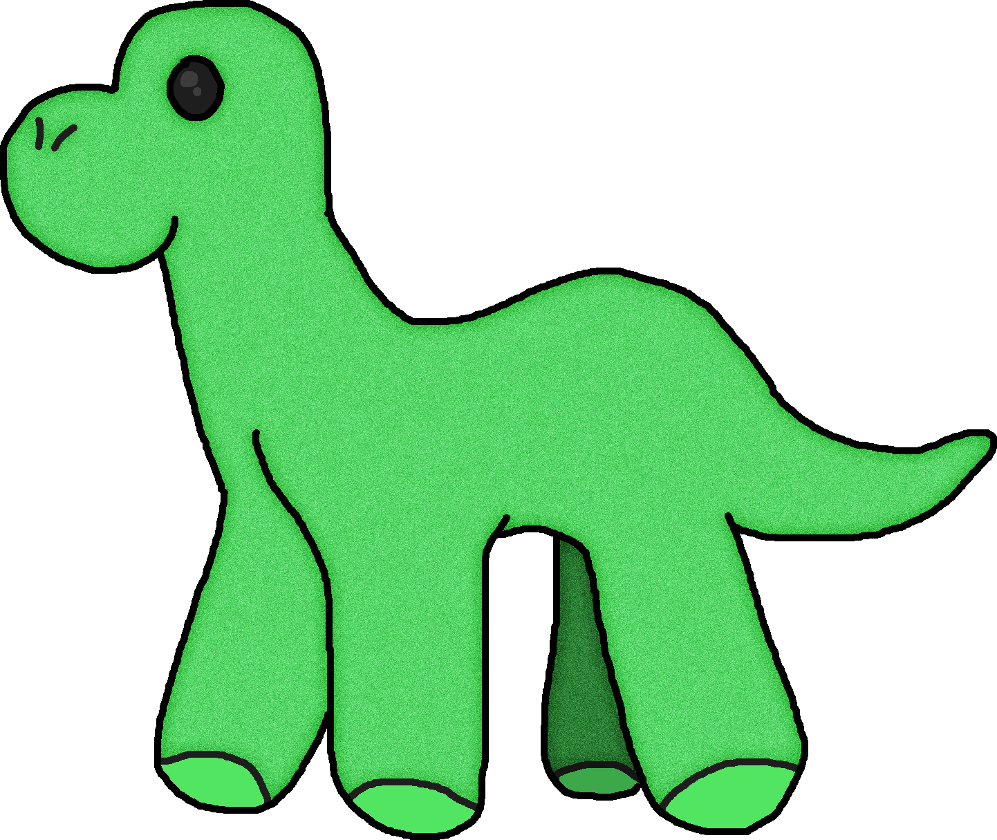 The Evil Dinosaur Itself Clipart (1442x1215), Png Download