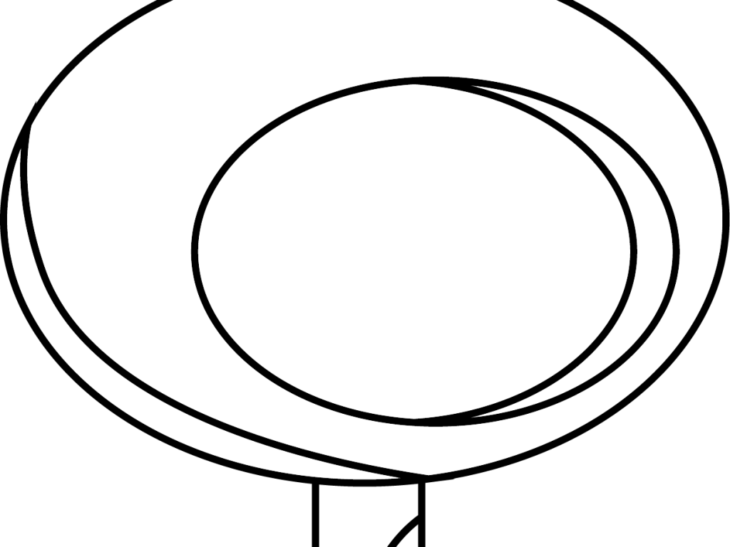 Tv Black Png - Circle Clipart (1024x768), Png Download