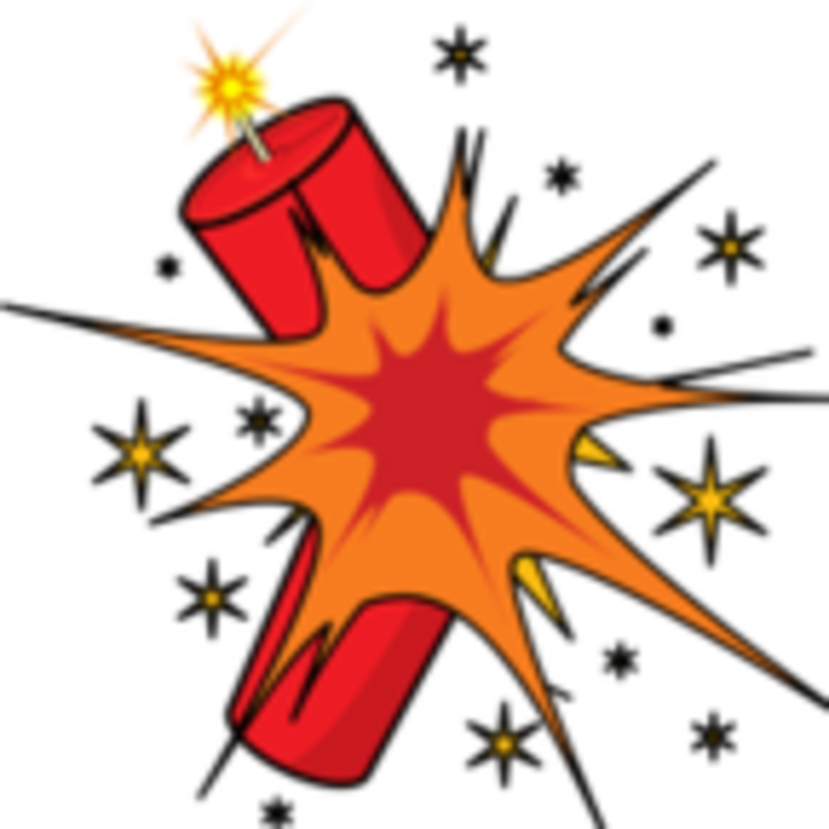 Animated Clip Art Explosion - Png Download (696x696), Png Download