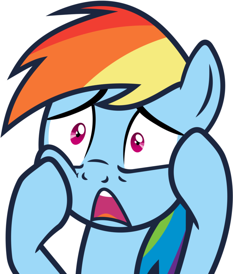Oh Noes Pony By Dewlshock - Art Clipart (894x894), Png Download