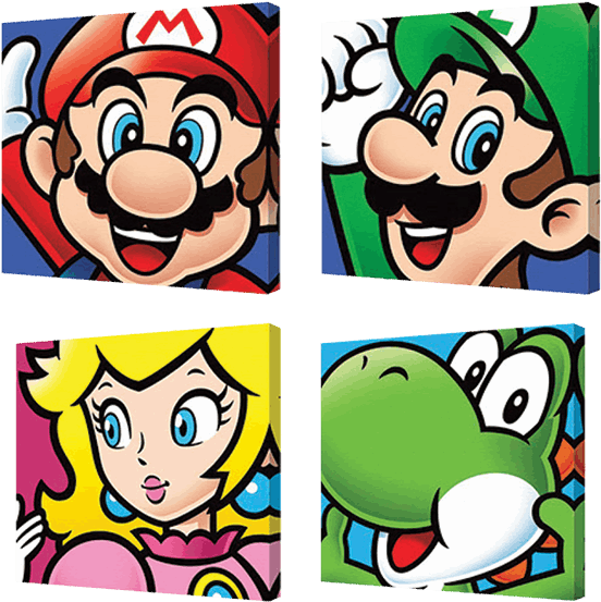 1 Of - Cuadros De Super Mario Clipart (600x600), Png Download