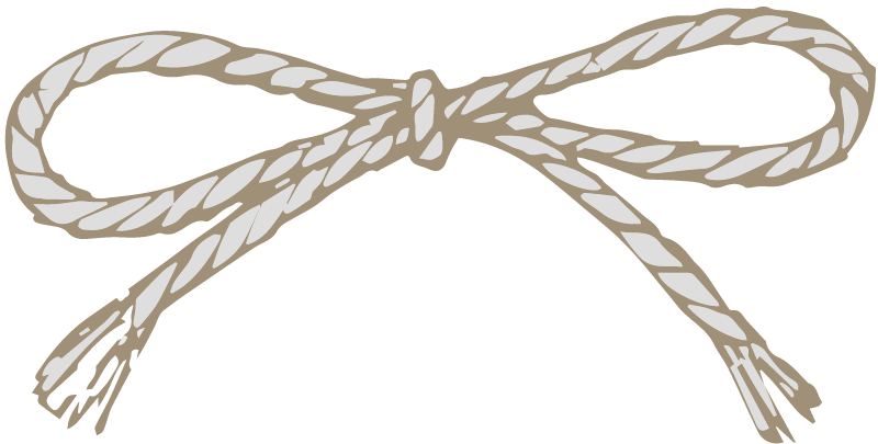Twine Bow Png Clipart (800x405), Png Download