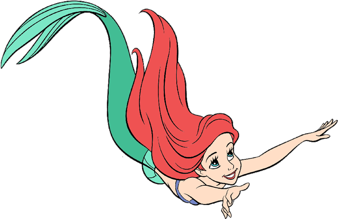 The Little Mermaid Clipart (700x472), Png Download