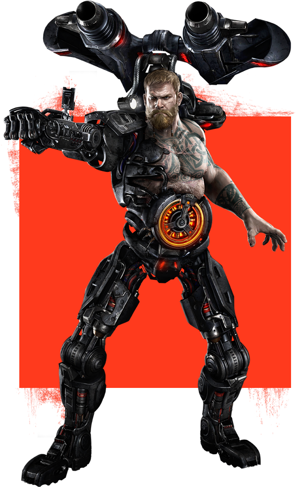 Torvald Stavig - Evolve Stage 2 Torvald Clipart (625x1087), Png Download