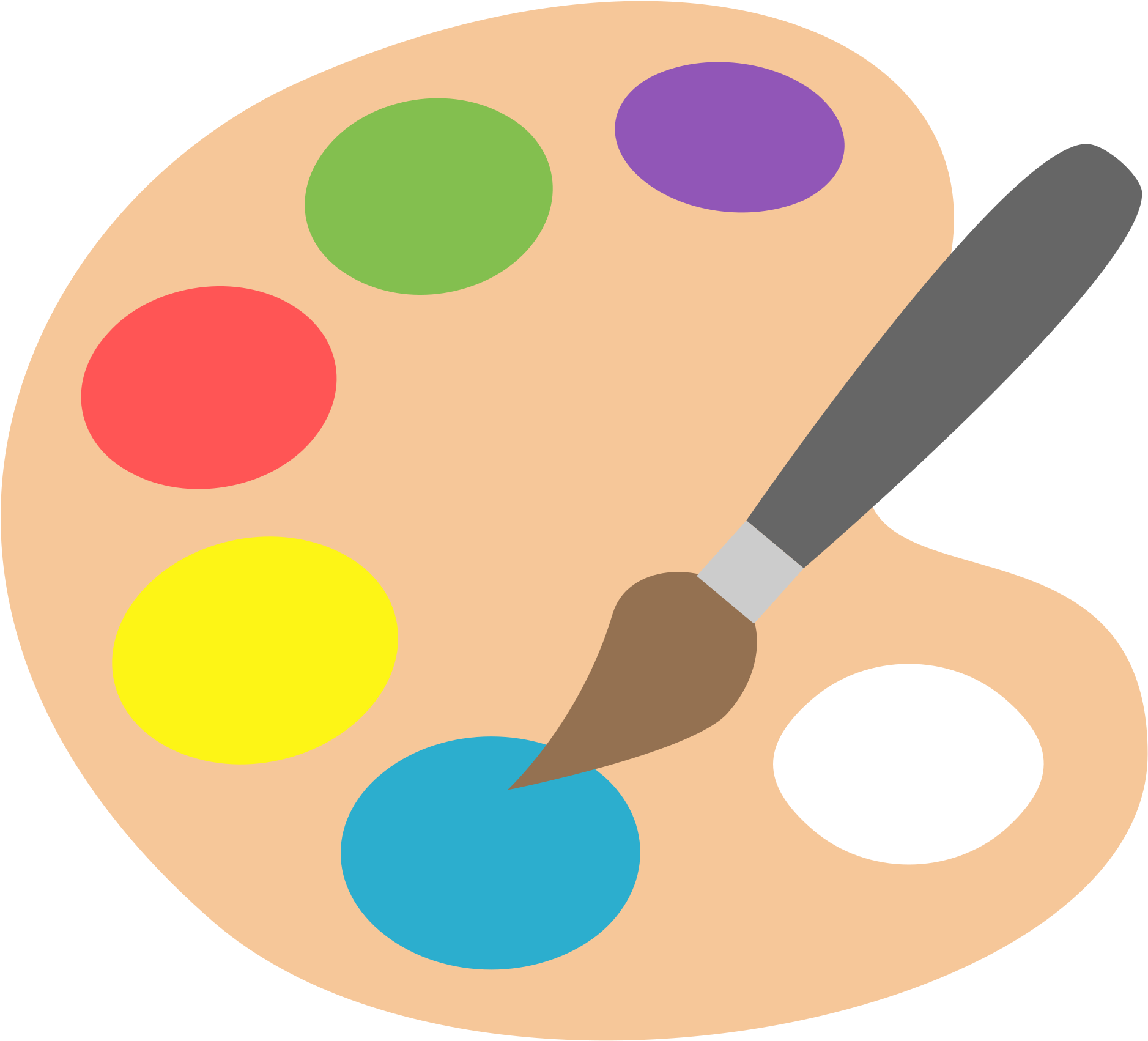 Download Painting Clipart Paint Palette Art Emoji Png Transparent Png