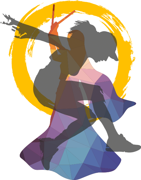 Dumbbell Dandiya - Garba Clipart (518x641), Png Download